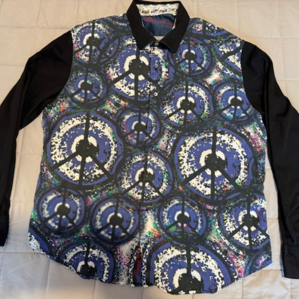 ROBERT GRAHAM Men's Long Sleeve "Ringo Star" Button Down Shirt